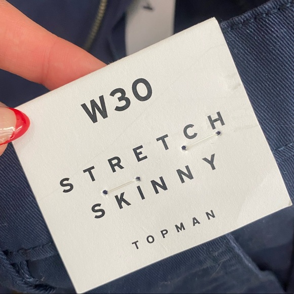 NEW WITH TAGS TOPMAN CHINO SHORTS - Picture 5 of 8